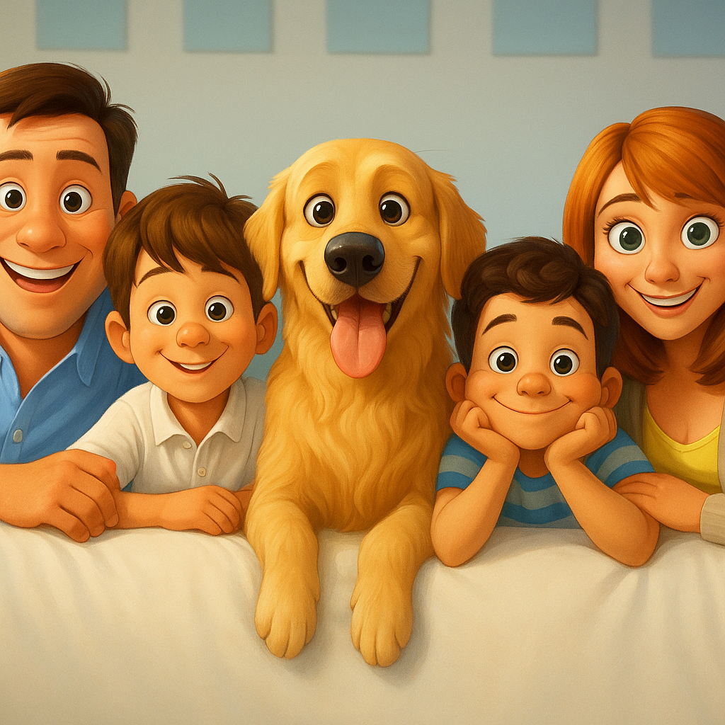 Family Pack (caricatura famiglia)